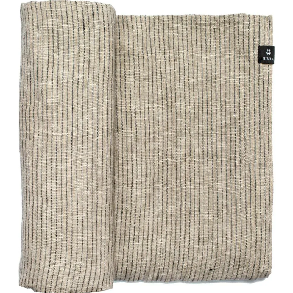 Linus Table Cloth Kohl/Natural, 145x330 cm