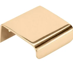 Lip Handle CC 20 mm, Polished Brass