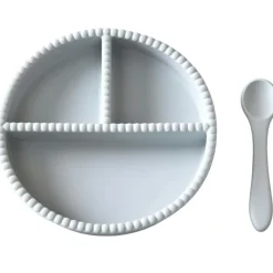Little Bubble Childrens Tableware 2 Pieces, Glacier Grey