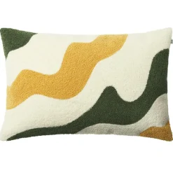Lodi Cushion Cover Cactus Green / Spicy Yellow / Off-White, 40x60 cm