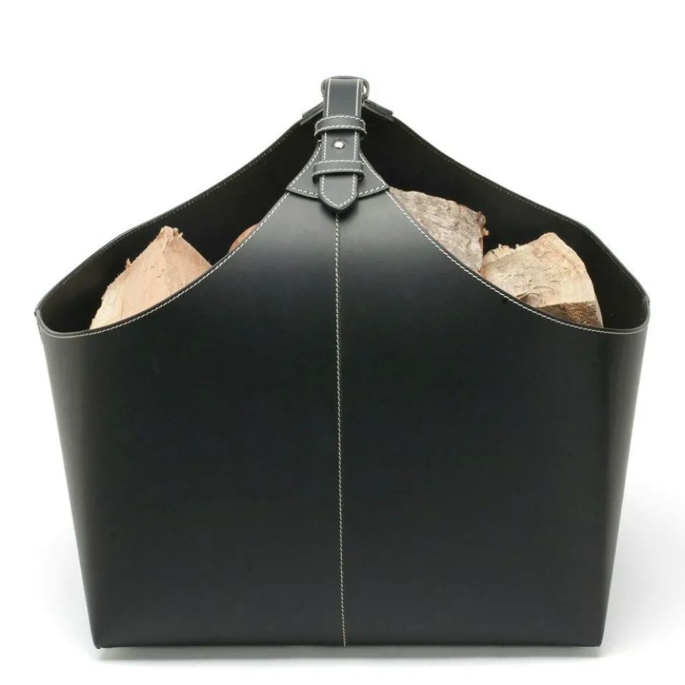 Log Holder, Black/White