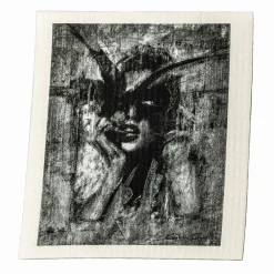 Looking For You Dishcloth, White