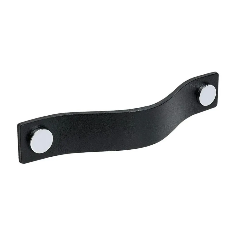 Loop Handle L, Black/Polished Chrome