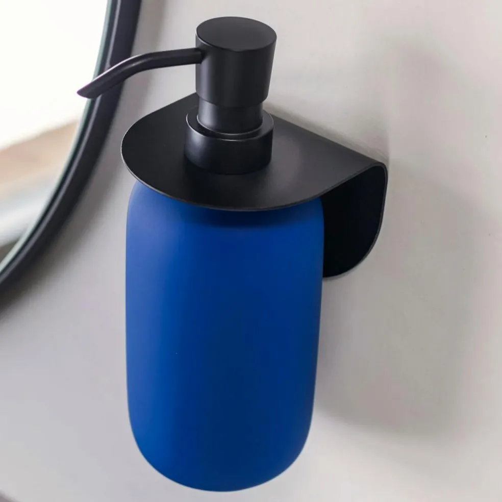 Lotus Soap Dispenser High, Cobalt-blue