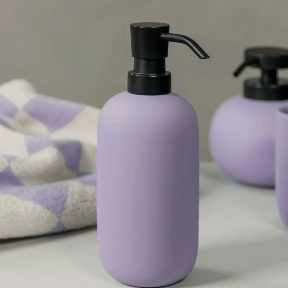 Lotus Soap Dispenser High, Cobalt-blue