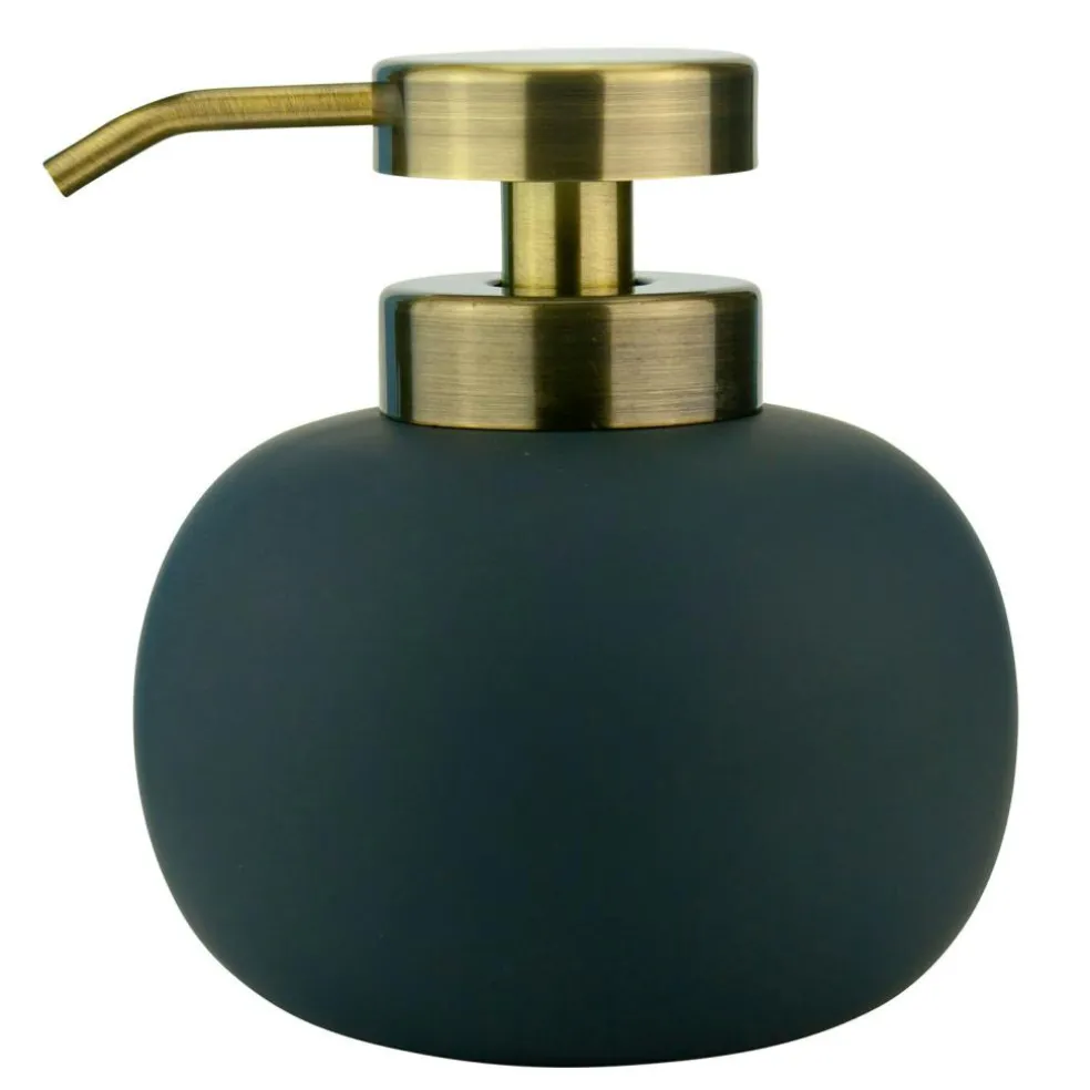 Lotus Soap Dispenser Low, Cobalt-blue