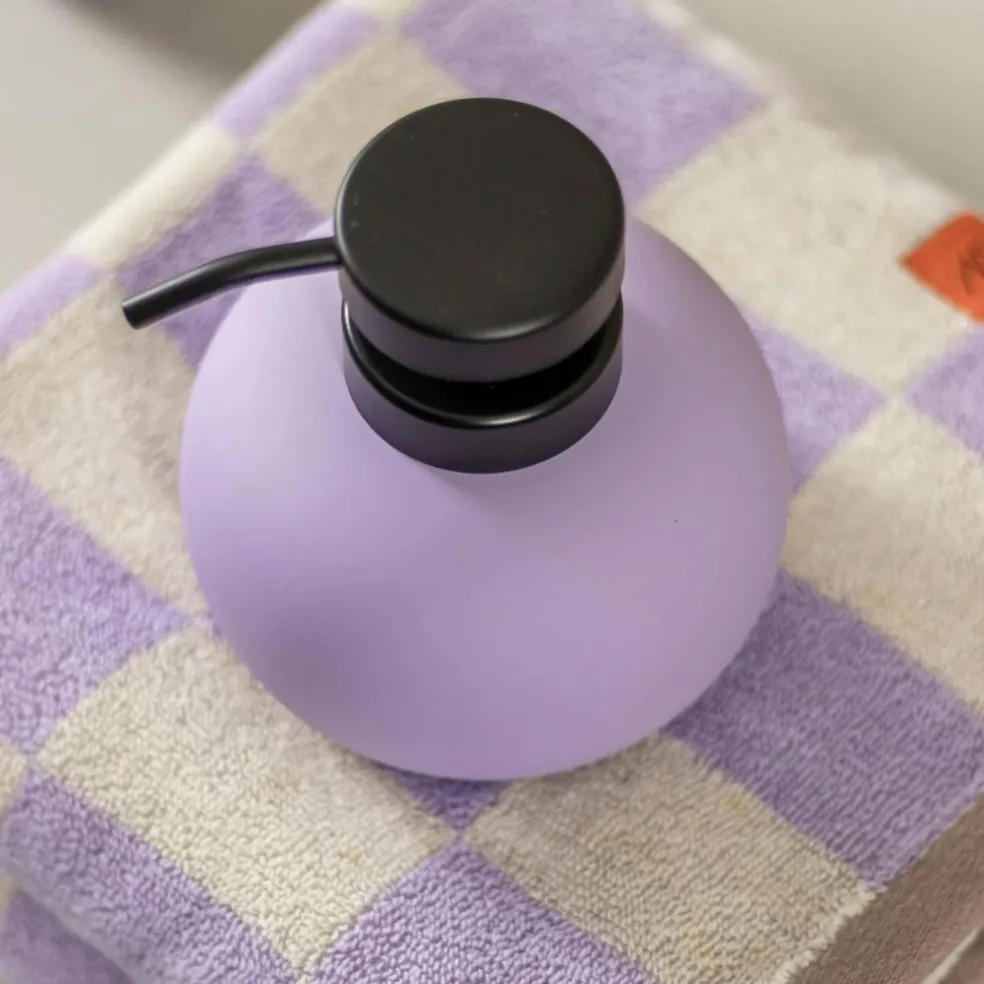 Lotus Soap Dispenser Low, Cobalt-blue