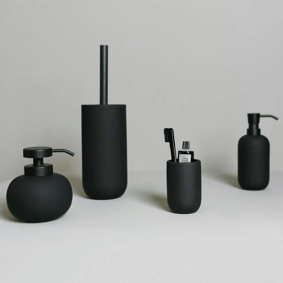 Lotus Soap Dispenser Low, Cobalt-blue