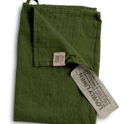 Lovely Guest Towel Linen 35x50 cm, Almond