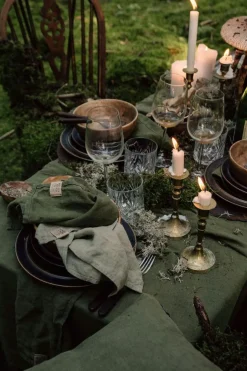 Lovely Napkins Linen 4-pack, Avocado