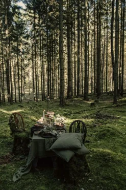 Lovely Napkins Linen 4-pack, Avocado