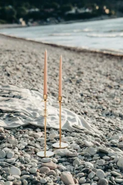 Luce Del Sole Candlestick Brass, 30 cm