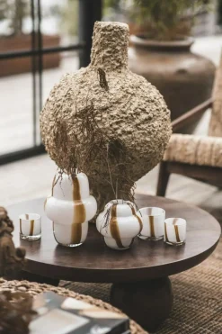 Luci Candle Holder 8 cm, White / Orange