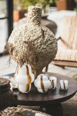 Luci Candle Holder 8 cm, White / Orange