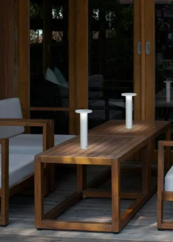 Luci Table Lamp Portable, White