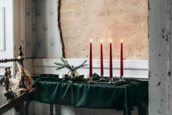 Lucia Candlestick for 4 Candles, Brass