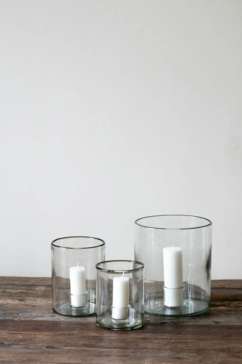 Luna Candle Holder Clear, Small