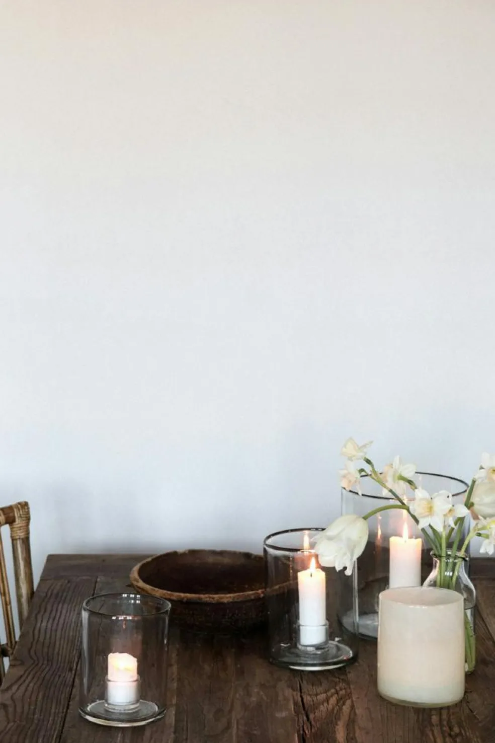 Luna Candle Holder Clear, Small