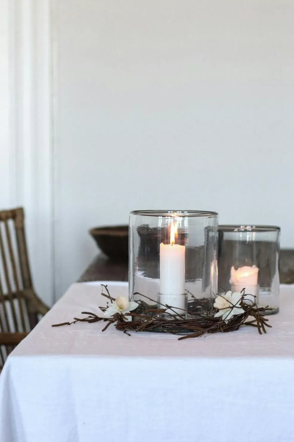 Luna Candle Holder Clear, Small