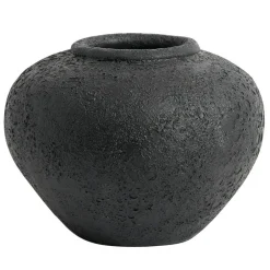 Luna Decorative Pot Black, 80 cm