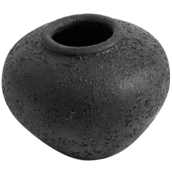 Luna Decorative Pot Black, 80 cm