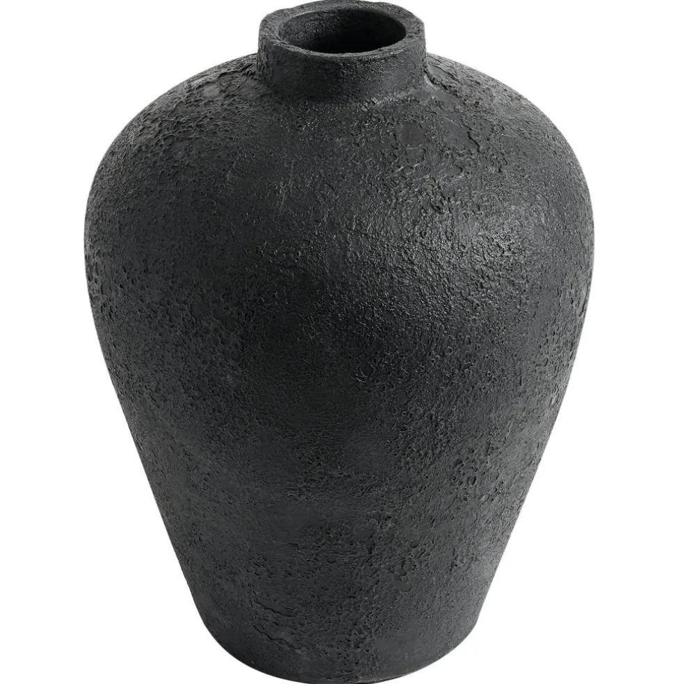 Luna Decorative Pot Black, 80 cm