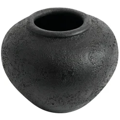 Luna Decorative Pot Black, 80 cm
