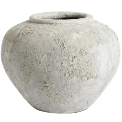 Luna Decorative Pot Light Grey, 38 cm