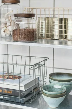 Luna Glass Jar With Lid 13 cm, Brown