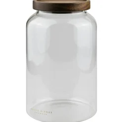 Luna Glass Jar With Lid 20 cm, Dark Forest