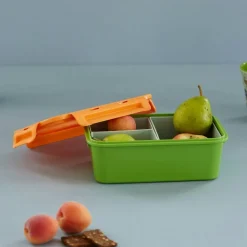Lunch Box, Green/Orange