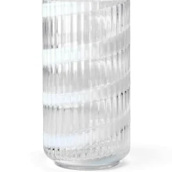 Lyngby Vase Swirl White, 15,5 cm