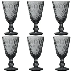 Lyonnais Wine Glass 6-pack, Anthracite