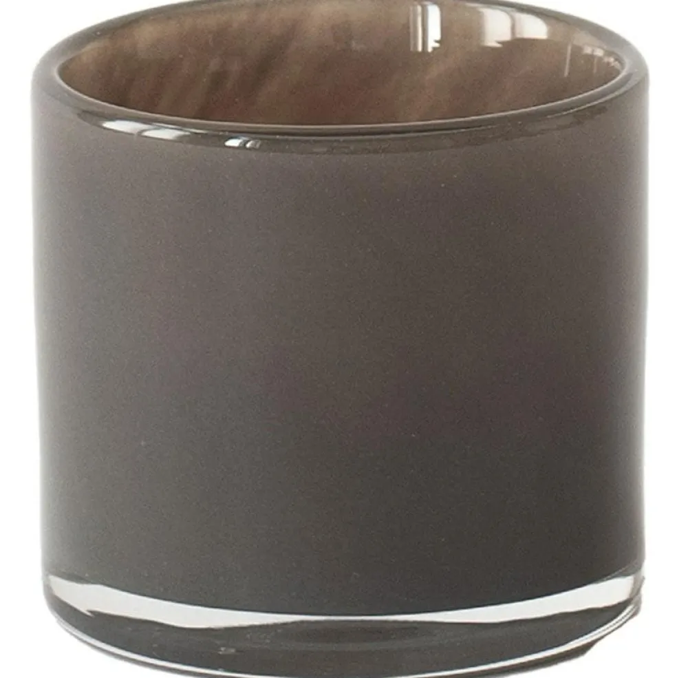 Lyric Candle Holder L, Dark Grey