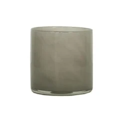 Lyric Candle Holder L, Dark Grey