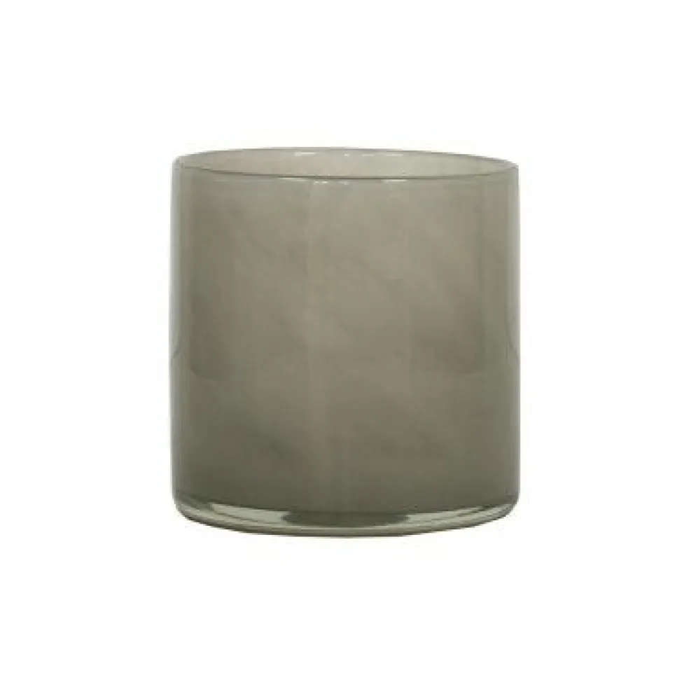 Lyric Candle Holder L, Dark Grey