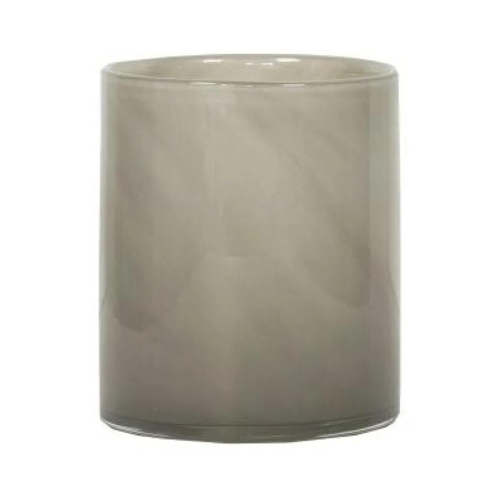 Lyric Candle Holder L, Dark Grey