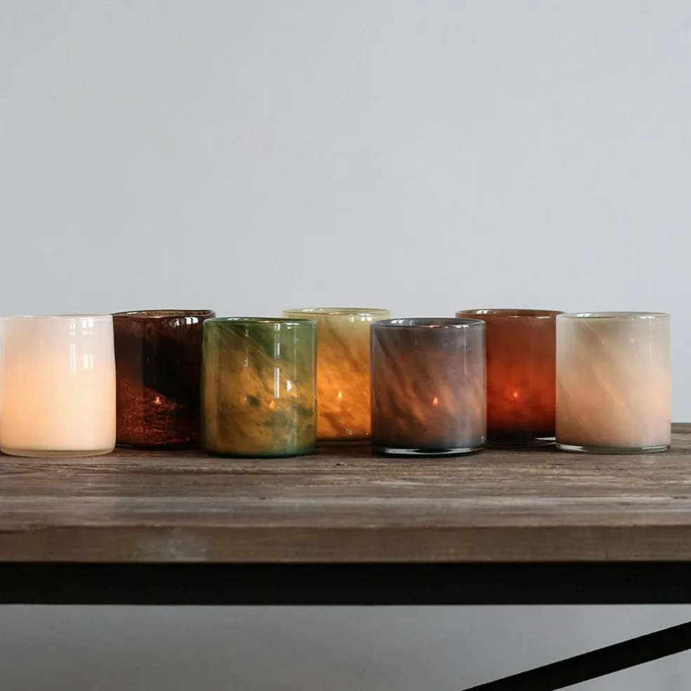 Lyric Candle Holder L, Dark Grey