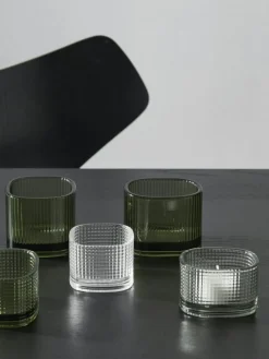 Magica Candle Holder Super Circle 50 mm, Clear