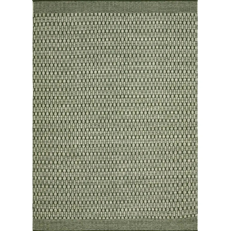Mahi Dhurry Carpet 80x250cm, Off White/Green