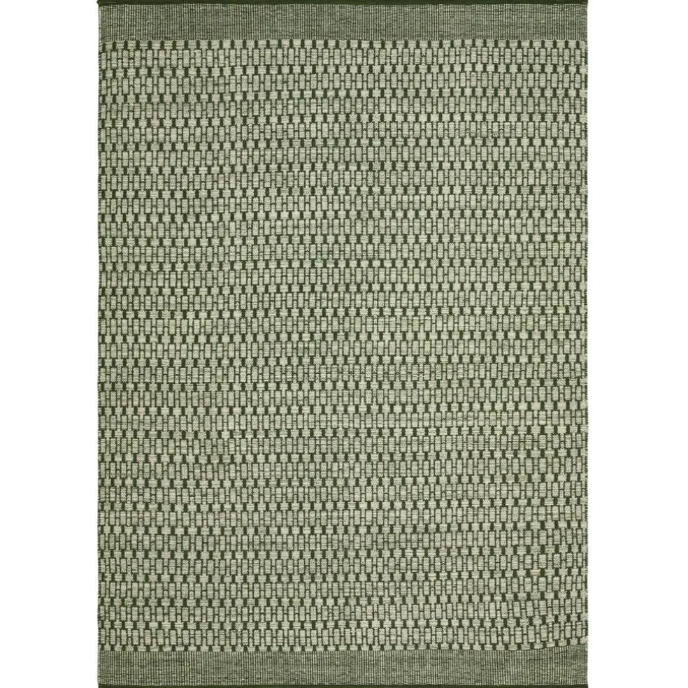Mahi Dhurry Carpet 200x300cm, Off White/Green