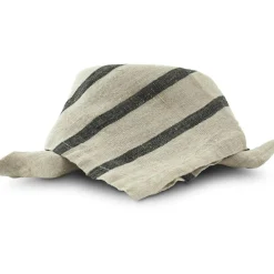 Mandela Stripe Napkin 40x40 cm 4-pack, Black / Nature