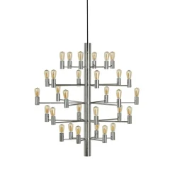 Manola 30 Chandelier Dimmable LED, Chrome