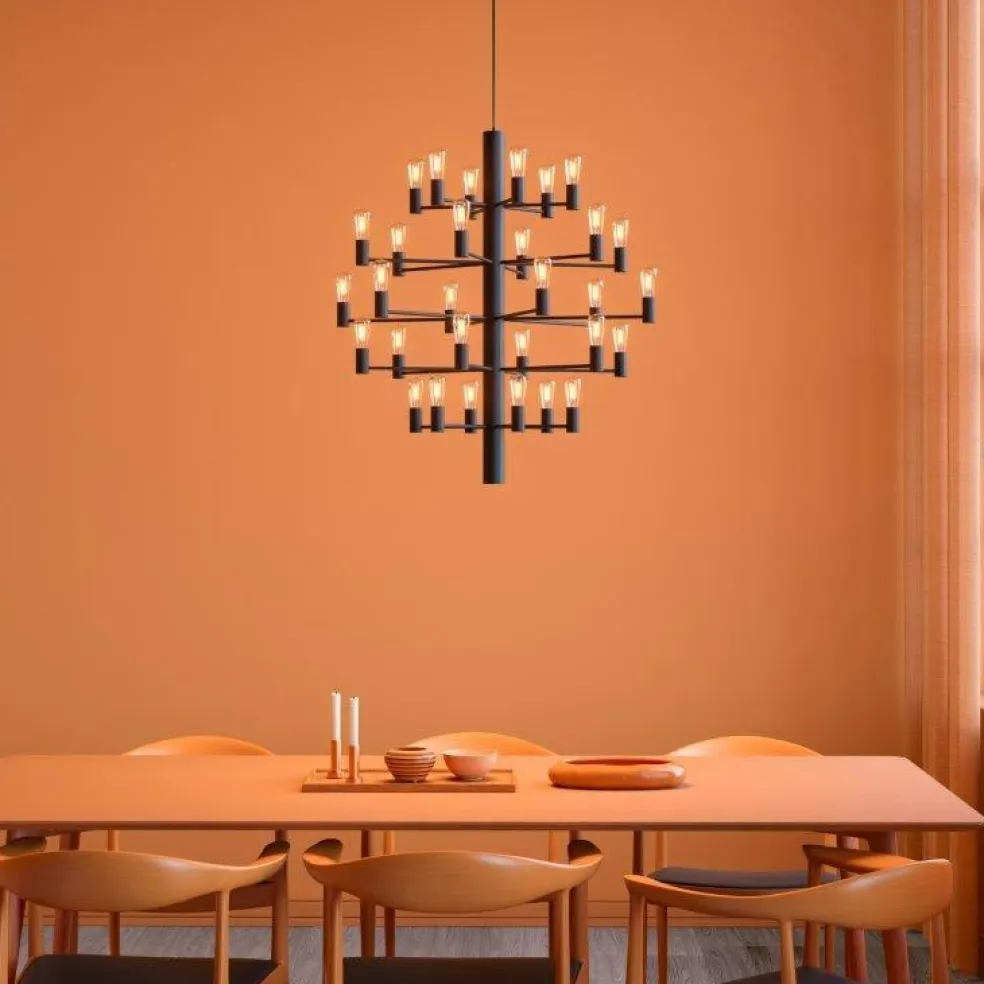 Manola 30 Chandelier Dimmable LED, Chrome