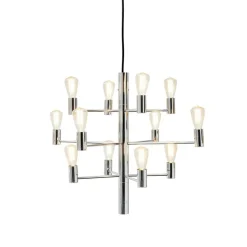 Manola 12 Chandelier Dimmable LED, Chrome
