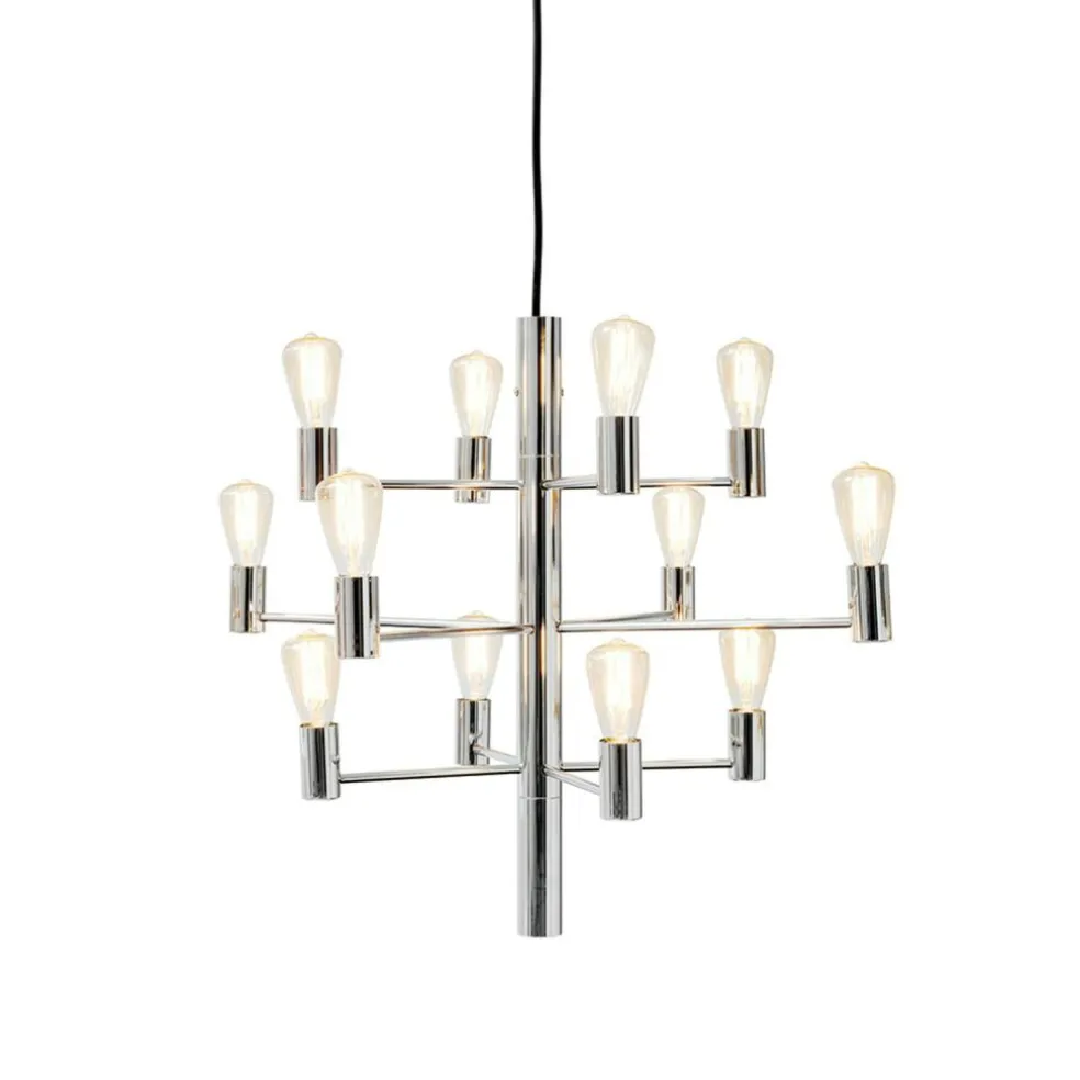 Manola 12 Chandelier Dimmable LED, Chrome