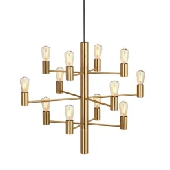 Manola 12 Chandelier Dimmable LED, Chrome