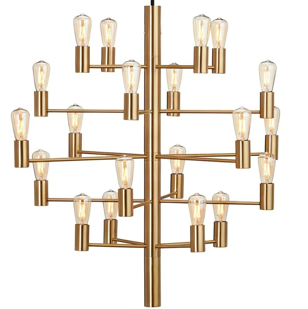 Manola 20 Chandelier Dimmable LED, Chrome