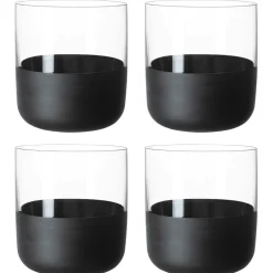 Manufacture Rock Shot Glasses 4 cl 4-pack, Black