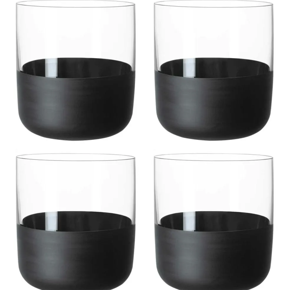 Manufacture Rock Shot Glasses 4 cl 4-pack, Black